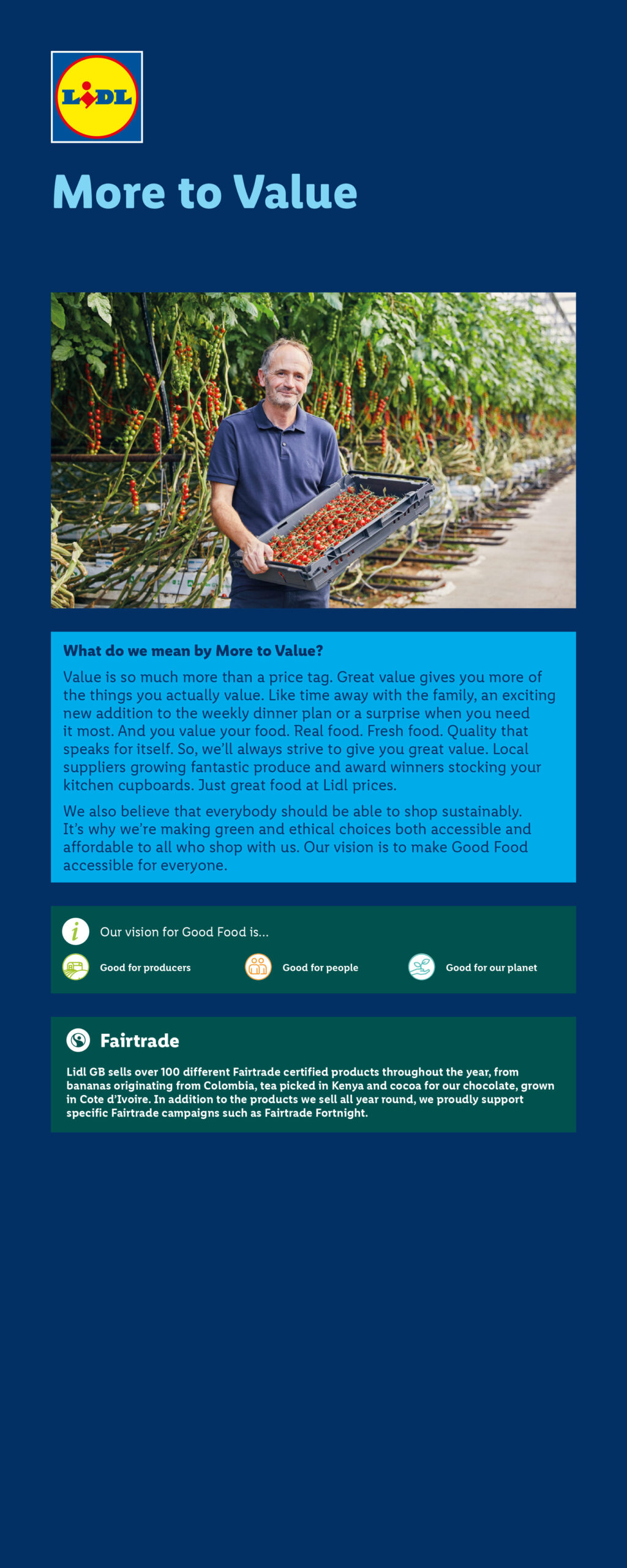 More to Value banner